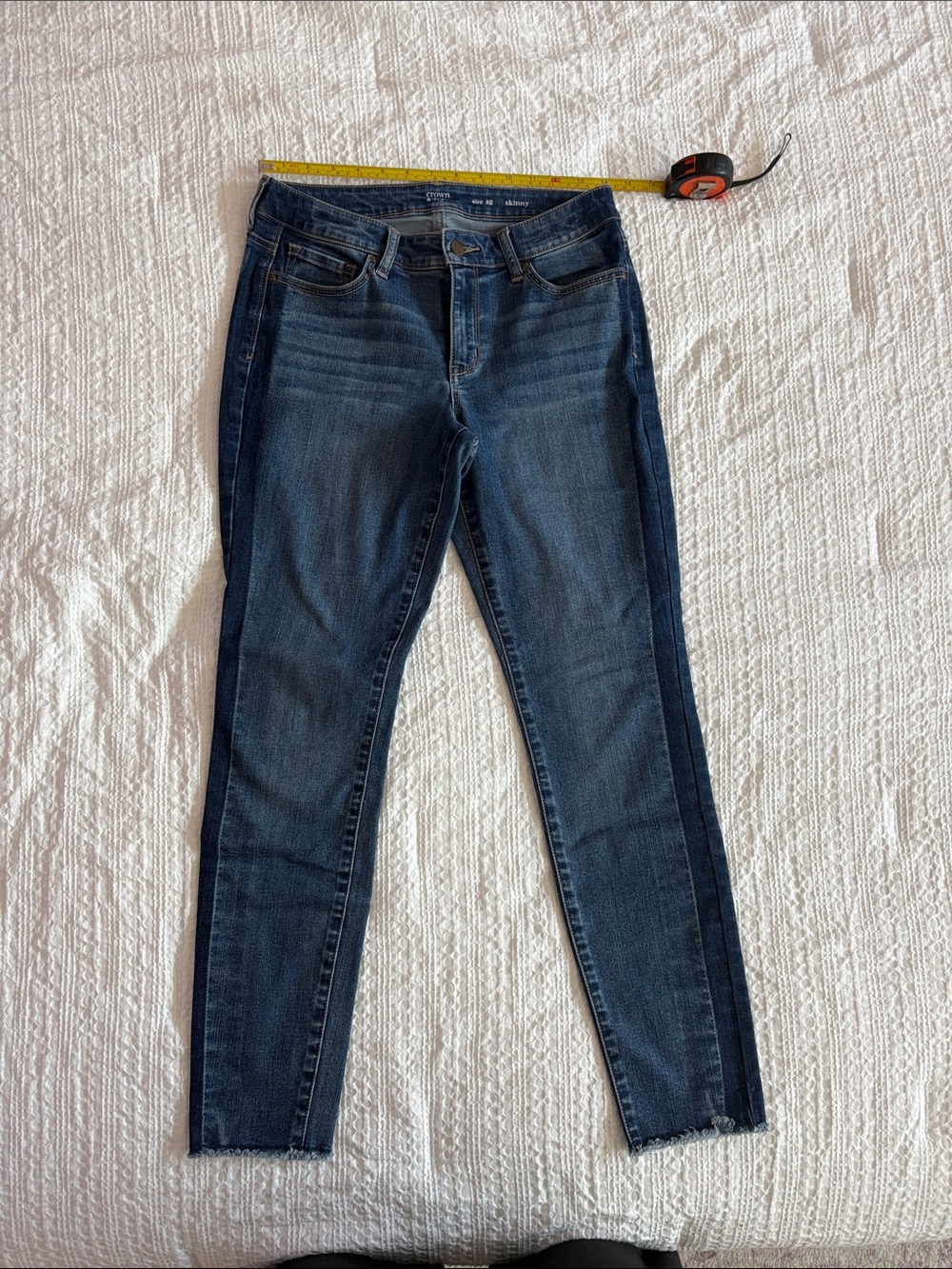 Crown & Ivy Size 8 Tuxedo Jeans